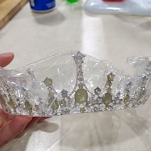 Silver/gold tiara crown